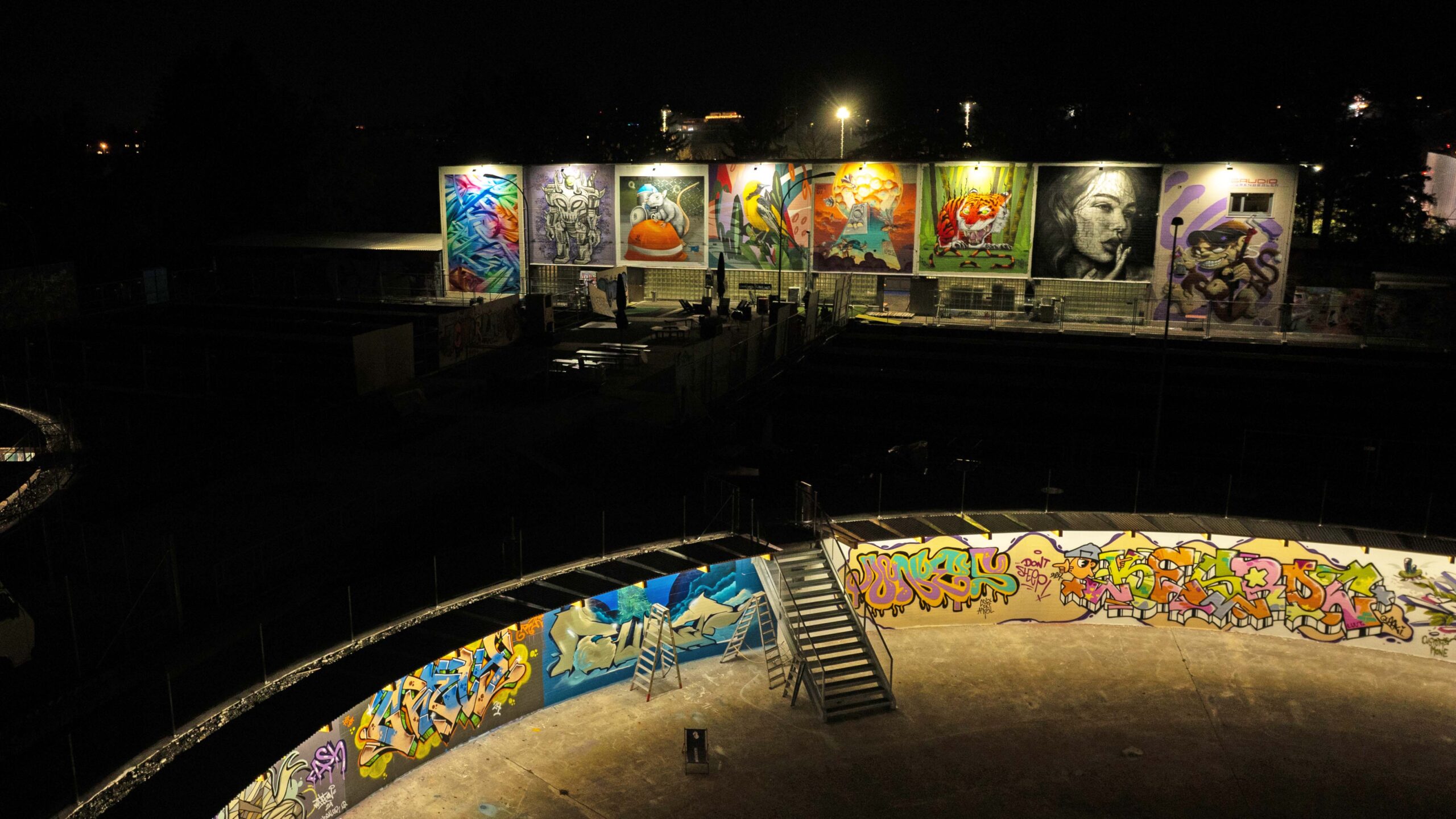 SCHWEIZ OPFIKON GRAFFLAND BELEUCHTUNG UPDATE