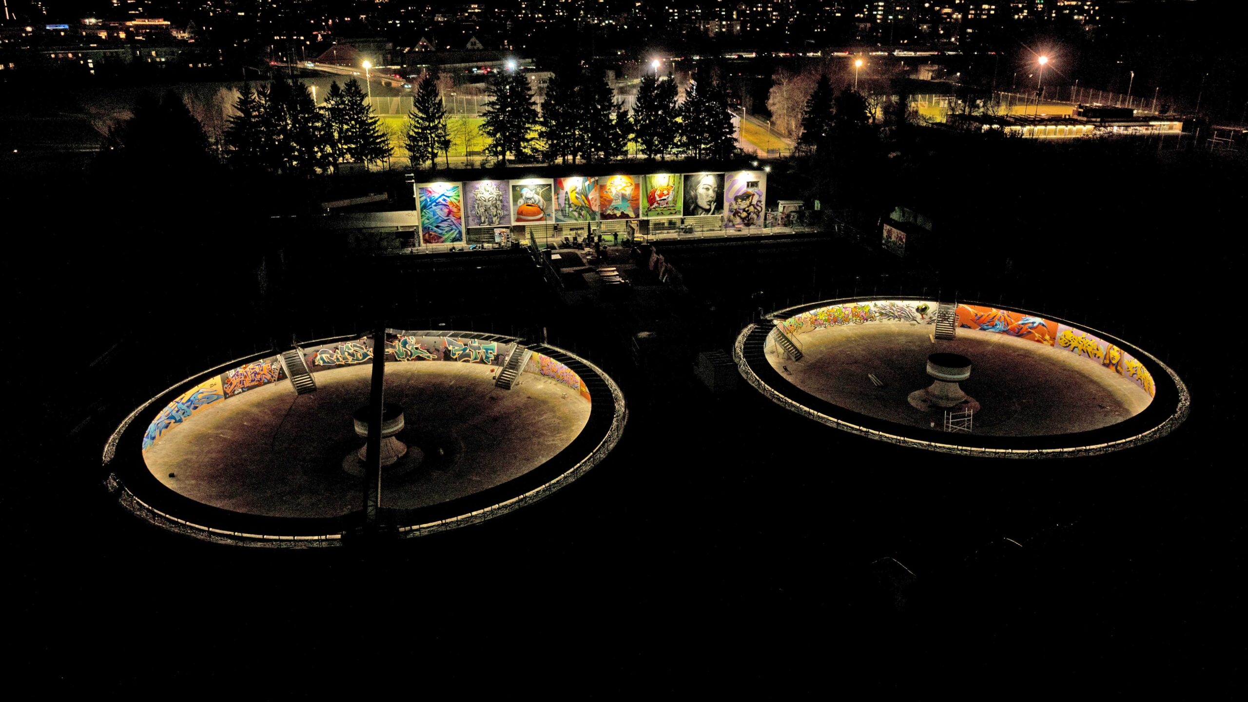 SCHWEIZ OPFIKON GRAFFLAND BELEUCHTUNG UPDATE