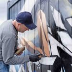 Künstler CUSTOM, Graffland Eröffnungsfeier, Zürich 2025 (Foto: VOLLTOLL / Simon Boschi) 