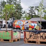 Künstler RIOTS, Graffland Eröffnungsfeier, Zürich 2025 (Foto: VOLLTOLL / Simon Boschi) 